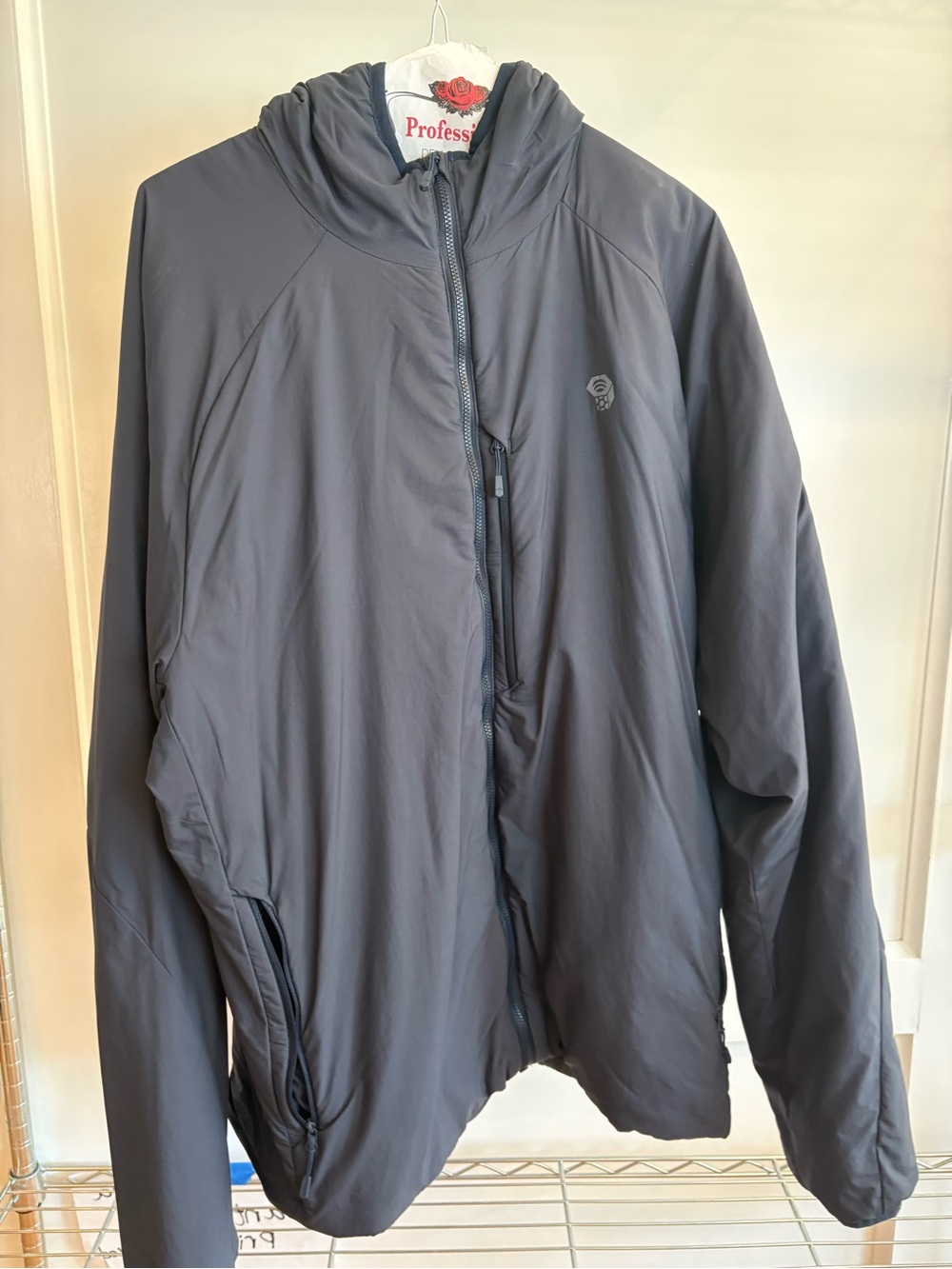 Mountain Hardwear Men's Lightweight Hooded Jacket - Charcoal Gray